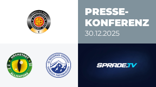 30.12.2025 - Pressekonferenz - Höchstadt Alligators vs. SC Riessersee
