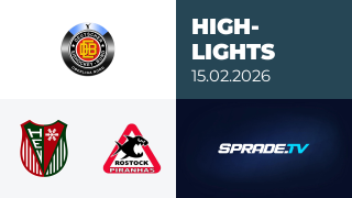 15.02.2026 - Highlights - Herne Miners vs. Rostock Piranhas