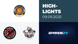 09.09.2025 - Highlights - EHF Passau Black Hawks vs. Eisbären Regensburg