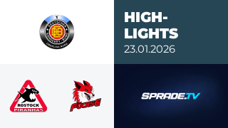 23.01.2026 - Highlights - Rostock Piranhas vs. Füchse Duisburg