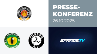 26.10.2025 - Pressekonferenz - Höchstadt Alligators vs. EV Füssen