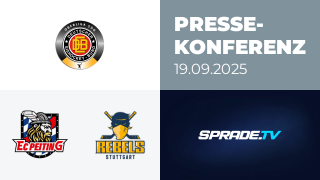 19.09.2025 - Pressekonferenz - EC Peiting vs. Stuttgart Rebels