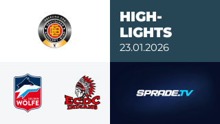 23.01.2026 - Highlights - Selber Wölfe vs. ECDC Memmingen Indians
