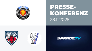 28.11.2025 - Pressekonferenz - Hannover Indians vs. Hammer Eisbären