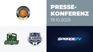 19.10.2025 - Pressekonferenz - Erding Gladiators vs. EV Lindau Islanders
