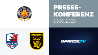 03.10.2025 - Pressekonferenz - Heilbronner Falken vs. Tölzer Löwen