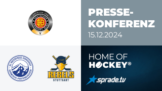 15.12.2024 - Pressekonferenz - SC Riessersee vs. Stuttgart Rebels