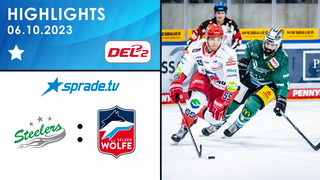 06.10.2023 - Highlights - Bietigheim Steelers vs. Selber Wölfe
