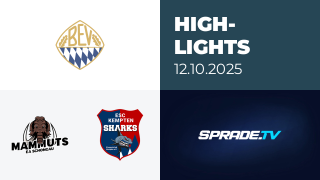 12.10.2025 - Highlights - Schongau Mammuts vs. ESC Kempten