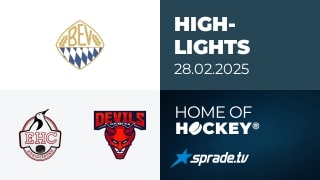 28.02.2025 - Highlights - EHC Königsbrunn vs. Devils Ulm/Neu-Ulm