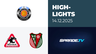 14.12.2025 - Highlights - Rostock Piranhas vs. Herne Miners