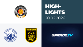 20.02.2026 - Highlights - SC Riessersee vs. Tölzer Löwen