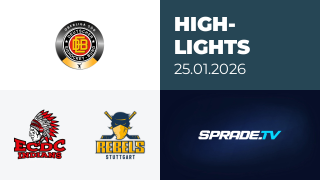 25.01.2026 - Highlights - ECDC Memmingen Indians vs. Stuttgart Rebels