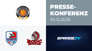 30.12.2025 - Pressekonferenz - Heilbronner Falken vs. ECDC Memmingen Indians