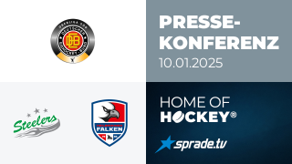 10.01.2025 - Pressekonferenz - Bietigheim Steelers vs. Heilbronner Falken