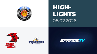 08.02.2026 - Highlights - Saale Bulls Halle vs. Tilburg Trappers