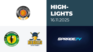 16.11.2025 - Highlights - Höchstadt Alligators vs. Stuttgart Rebels