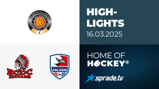 16.03.2025 - Highlights - ECDC Memmingen Indians vs. Heilbronner Falken