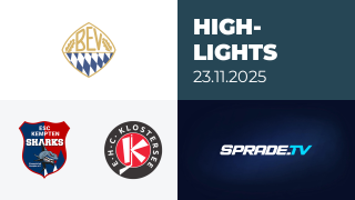 23.11.2025 - Highlights - ESC Kempten vs. EHC Klostersee
