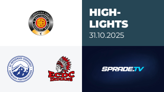 31.10.2025 - Highlights - SC Riessersee vs. ECDC Memmingen Indians