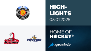 05.01.2025 - Highlights - Hannover Scorpions vs. Tilburg Trappers