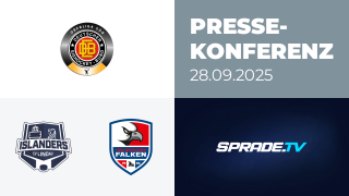 28.09.2025 - Pressekonferenz - EV Lindau Islanders vs. Heilbronner Falken
