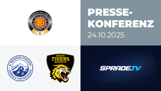 24.10.2025 - Pressekonferenz - SC Riessersee vs. onesto Tigers Bayreuth