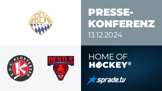 13.12.2024 - Pressekonferenz - EHC Klostersee vs. Devils Ulm/Neu-Ulm