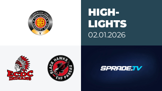 02.01.2026 - Highlights - ECDC Memmingen Indians vs. EHF Passau Black Hawks