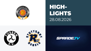 28.08.2026 - Highlights - EV Füssen vs. Stuttgart Rebels