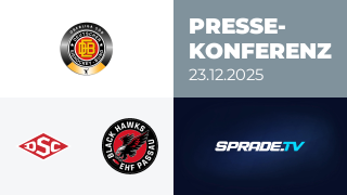23.12.2025 - Pressekonferenz - Deggendorfer SC vs. EHF Passau Black Hawks