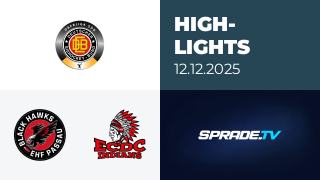12.12.2025 - Highlights - EHF Passau Black Hawks vs. ECDC Memmingen Indians