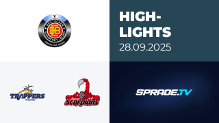 28.09.2025 - Highlights - Tilburg Trappers vs. Hannover Scorpions