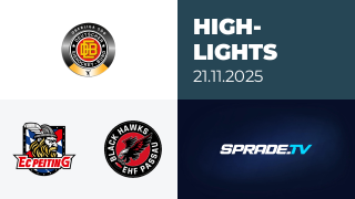 21.11.2025 - Highlights - EC Peiting vs. EHF Passau Black Hawks
