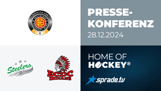 28.12.2024 - Pressekonferenz - Bietigheim Steelers vs. ECDC Memmingen Indians