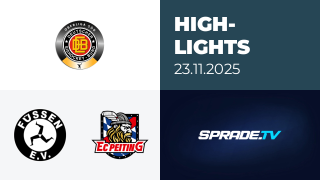 23.11.2025 - Highlights - EV Füssen vs. EC Peiting