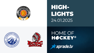 24.01.2025 - Highlights - SC Riessersee vs. ECDC Memmingen Indians
