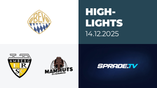 14.12.2025 - Highlights - ERSC Amberg vs. Schongau Mammuts