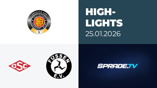 25.01.2026 - Highlights - Deggendorfer SC vs. EV Füssen