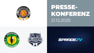 21.12.2025 - Pressekonferenz - Höchstadt Alligators vs. EV Lindau Islanders