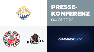 04.01.2026 - Pressekonferenz - EV Dingolfing vs. Schongau Mammuts