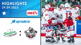 29.09.2023 - Highlights - Bietigheim Steelers vs. Eisbären Regensburg