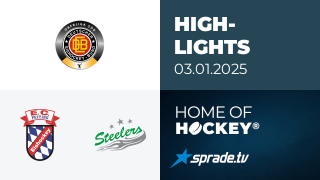 03.01.2025 - Highlights - EC Peiting vs. Bietigheim Steelers