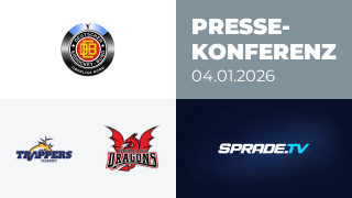 04.01.2026 - Pressekonferenz - Tilburg Trappers vs. Herforder Ice Dragons