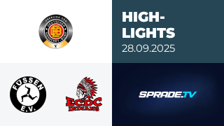 28.09.2025 - Highlights - EV Füssen vs. ECDC Memmingen Indians
