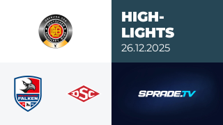 26.12.2025 - Highlights - Heilbronner Falken vs. Deggendorfer SC