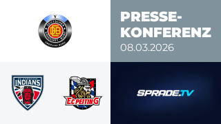 08.03.2026 - Pressekonferenz - Hannover Indians vs. EC Peiting