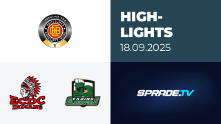 18.09.2025 - Highlights - ECDC Memmingen Indians vs. Erding Gladiators