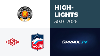 30.01.2026 - Highlights - Deggendorfer SC vs. Selber Wölfe