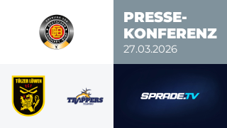 27.03.2026 - Pressekonferenz - Tölzer Löwen vs. Tilburg Trappers